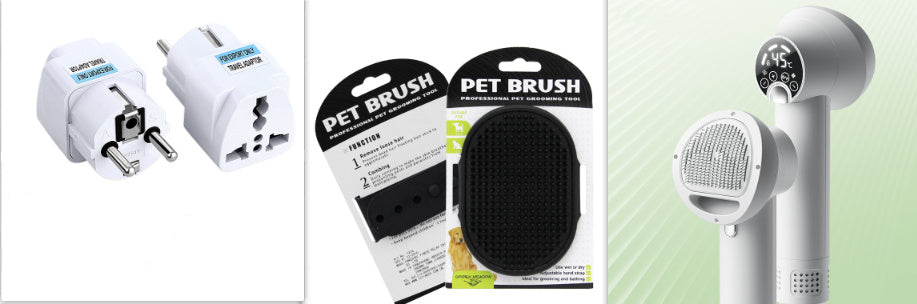 Gentle Blow-Dry Comb for Dogs & Cats