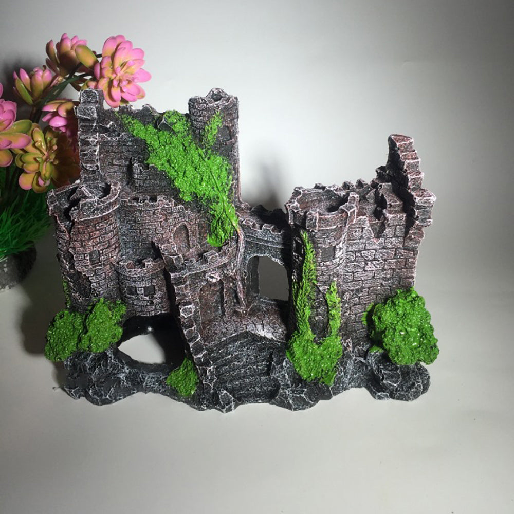 Resin Castle Ornament That Turns Any Fish Tank Enchanting