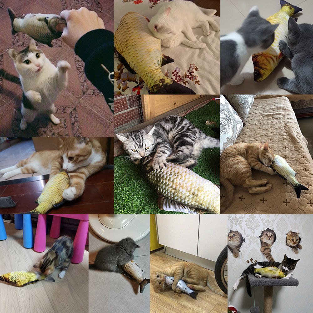 Electric Jumping Fish Toy for Fun, Active Cats