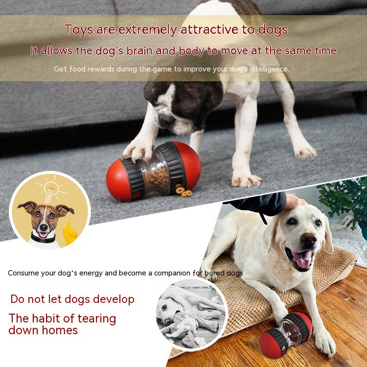 Interactive Food Dispensing Dog Toy – Tumbler Puzzle Ball for Slow Feeding & Mental Stimulation