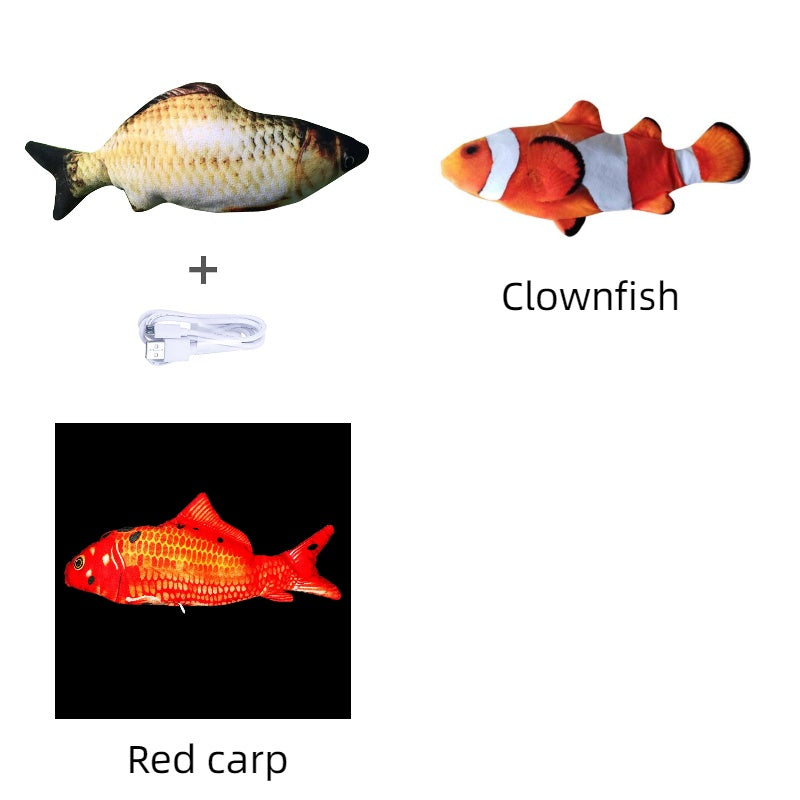 Electric Jumping Fish Toy for Fun, Active Cats