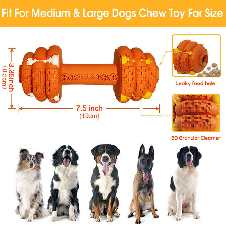 Food-Grade Dog Chew Toy for Strong Biters – Interactive & Tough