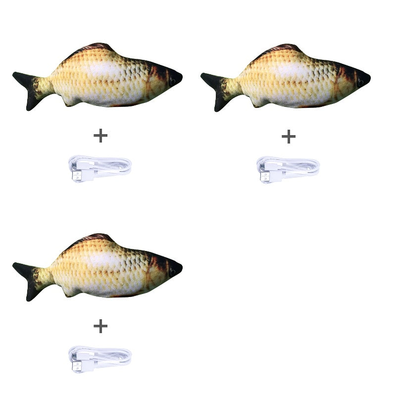 Electric Jumping Fish Toy for Fun, Active Cats