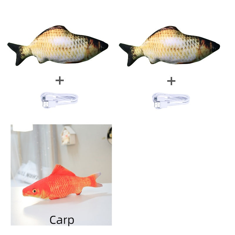 Electric Jumping Fish Toy for Fun, Active Cats