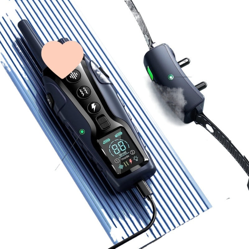 Smart Remote Dog Training Collar with Color Display & Safety Modes