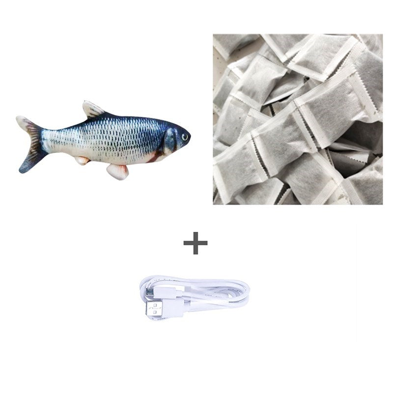 Electric Jumping Fish Toy for Fun, Active Cats