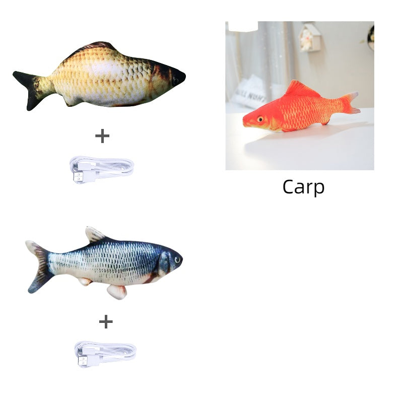 Electric Jumping Fish Toy for Fun, Active Cats