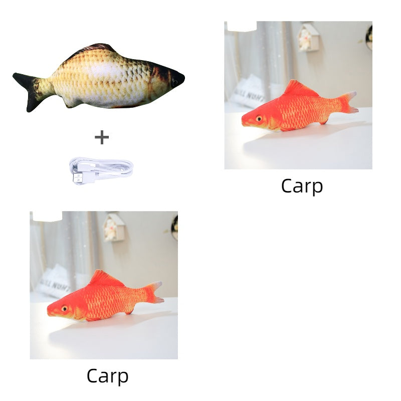 Electric Jumping Fish Toy for Fun, Active Cats