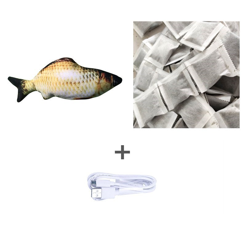 Electric Jumping Fish Toy for Fun, Active Cats