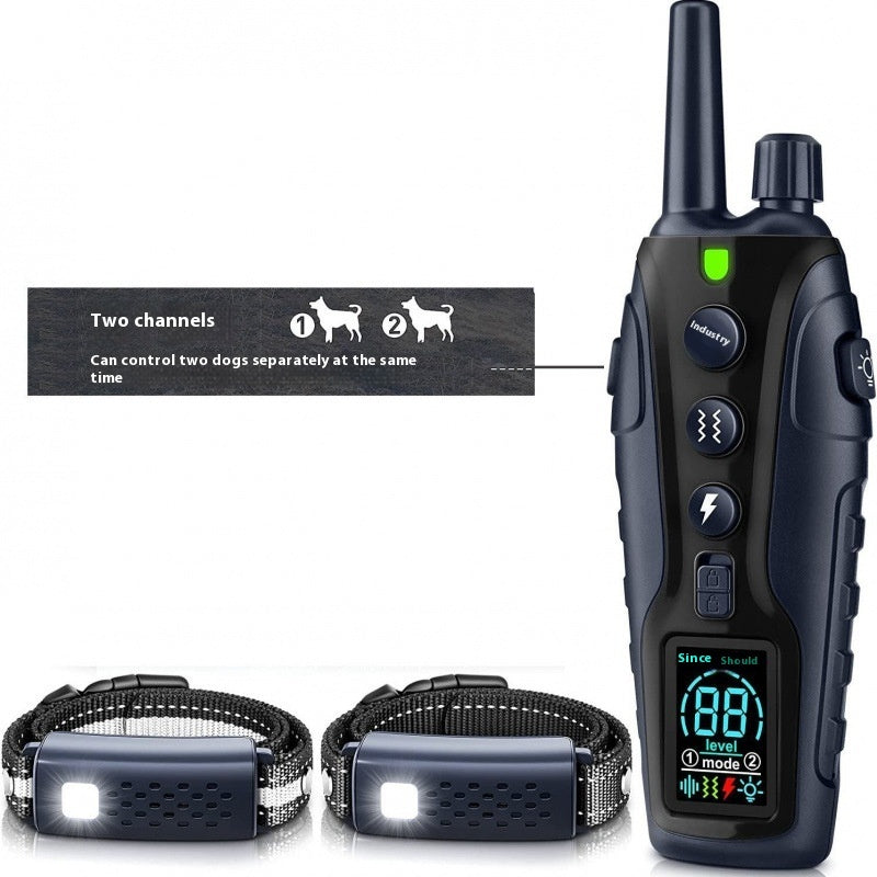 Smart Remote Dog Training Collar with Color Display & Safety Modes